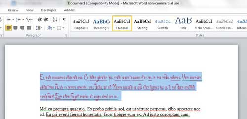 how do you clear the formatting in microsoft word for mac